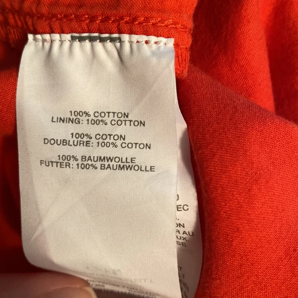 J. Crew | Coral Eyelet Cotton Shorts | M